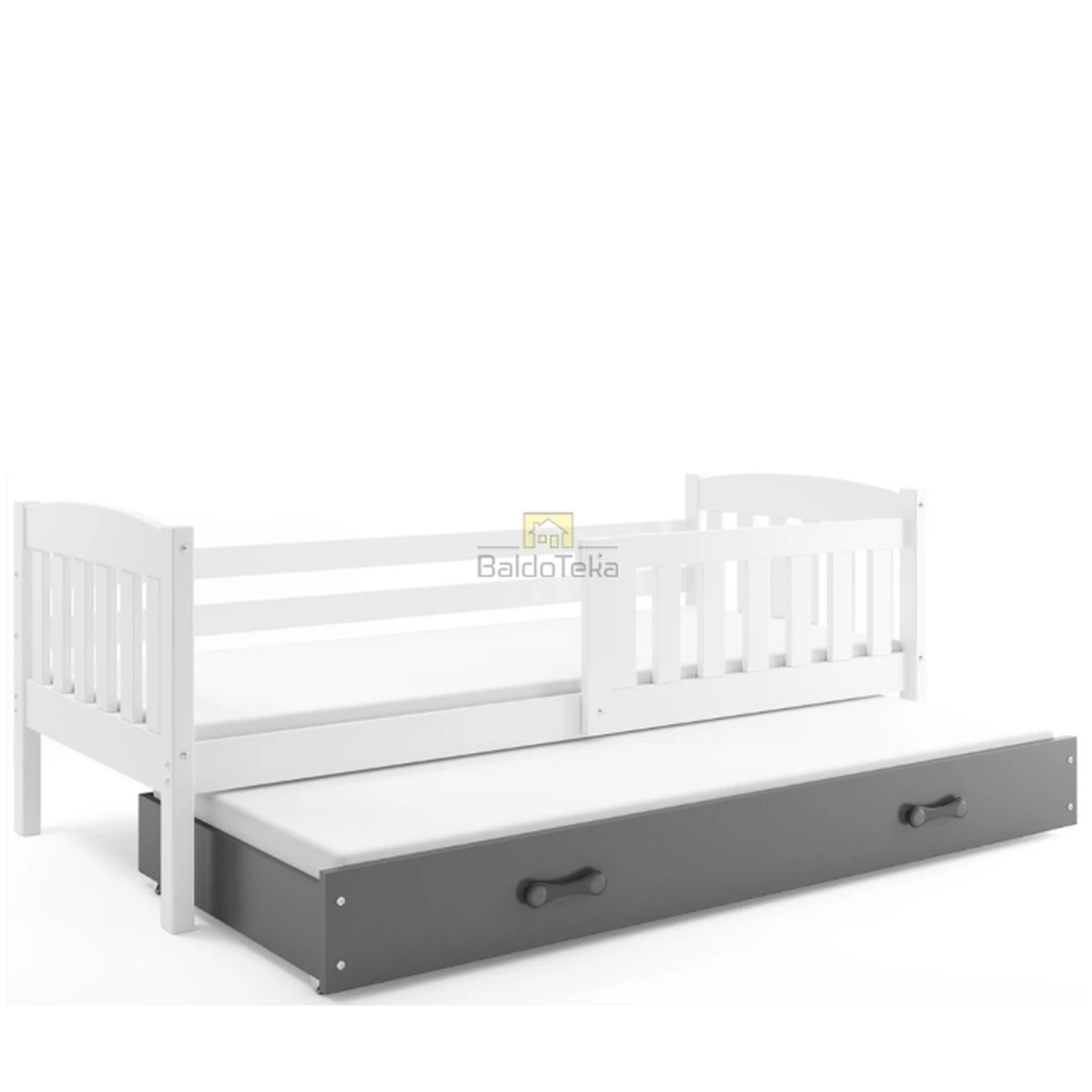 Ergonomiškas vaikiškas lovynas su poliuretaniniais čiužiniais