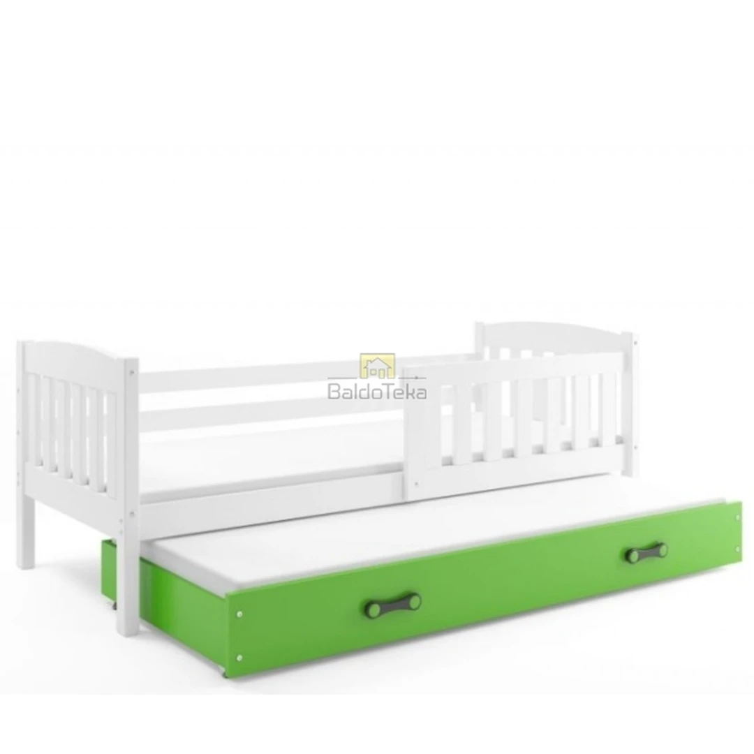 Ergonomiškas vaikiškas lovos komplektas su poliuretaniniais čiužiniais