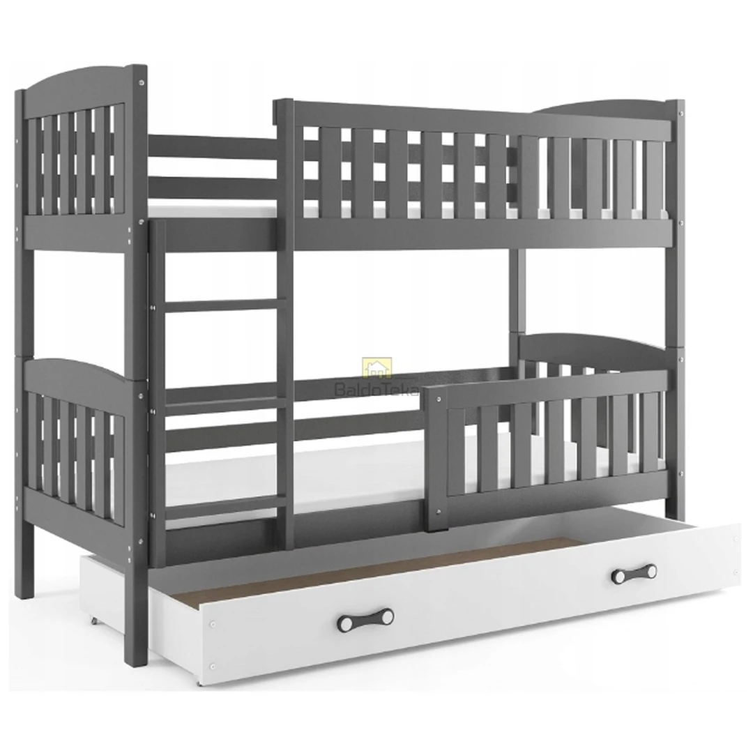 Ergonomiškas vaikiškas lovos komplektas su poliuretano čiužiniu