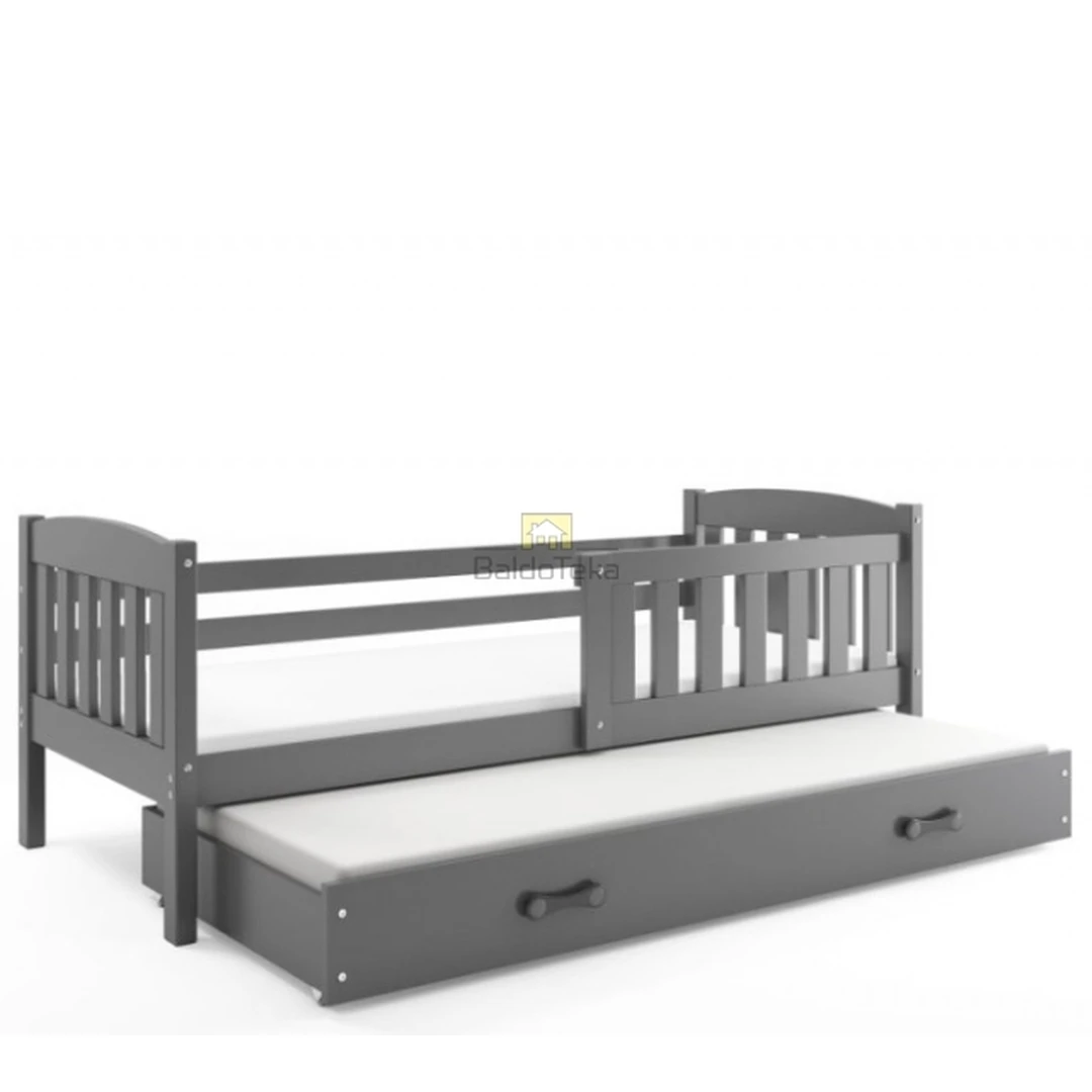 Ergonomiškas vaikiškas lovos rinkinys su poliuretaniniais čiužiniais