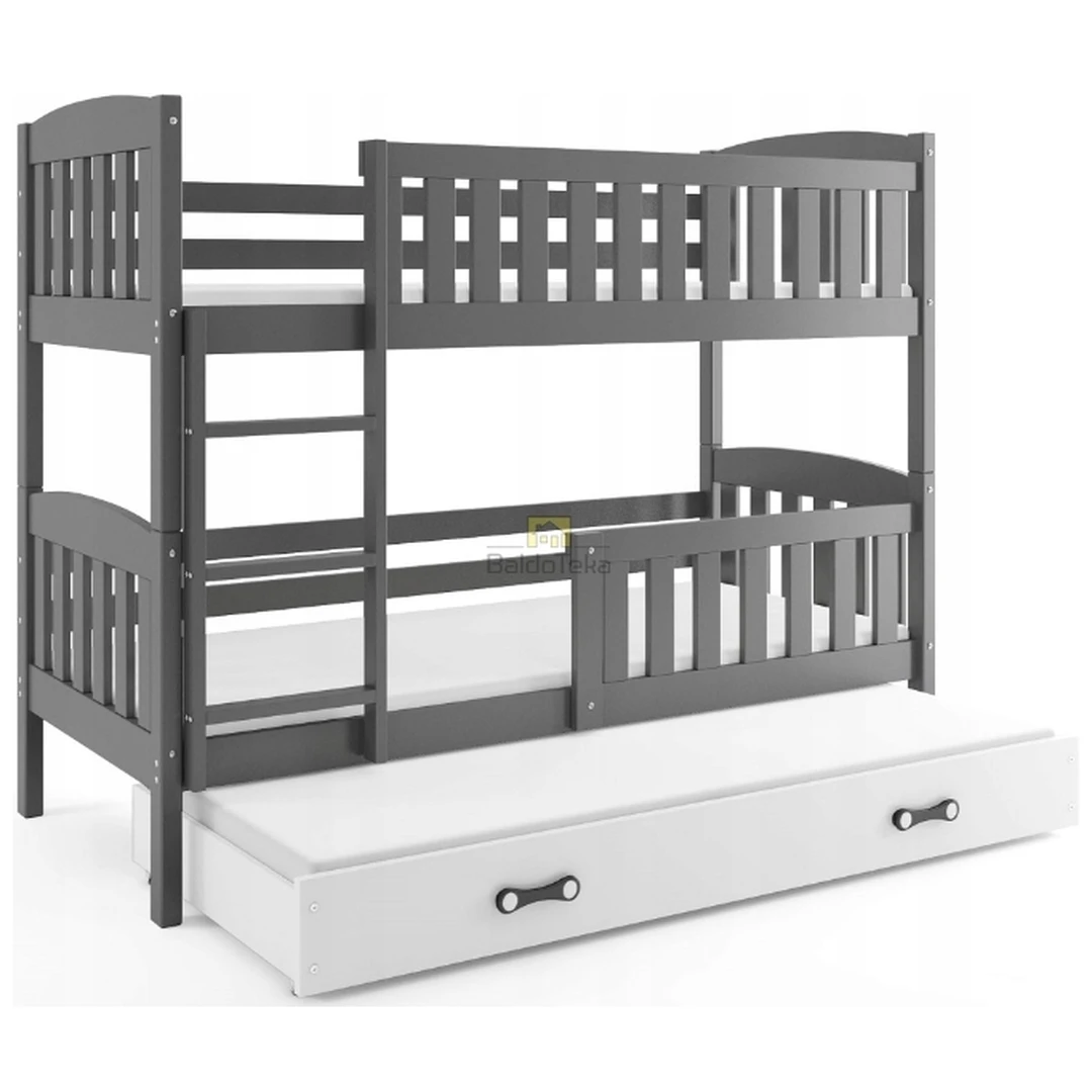 Ergonomiškas vaikiškas lovos komplektas su poliuretano čiužiniu