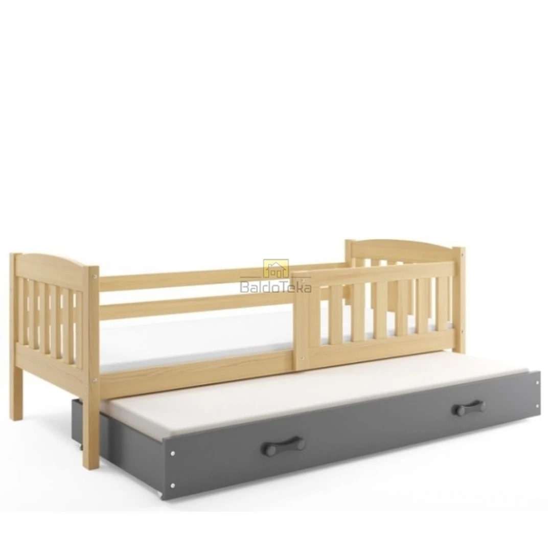 Ergonominis vaikiškas lovynas su poliuretaniniais čiužiniais