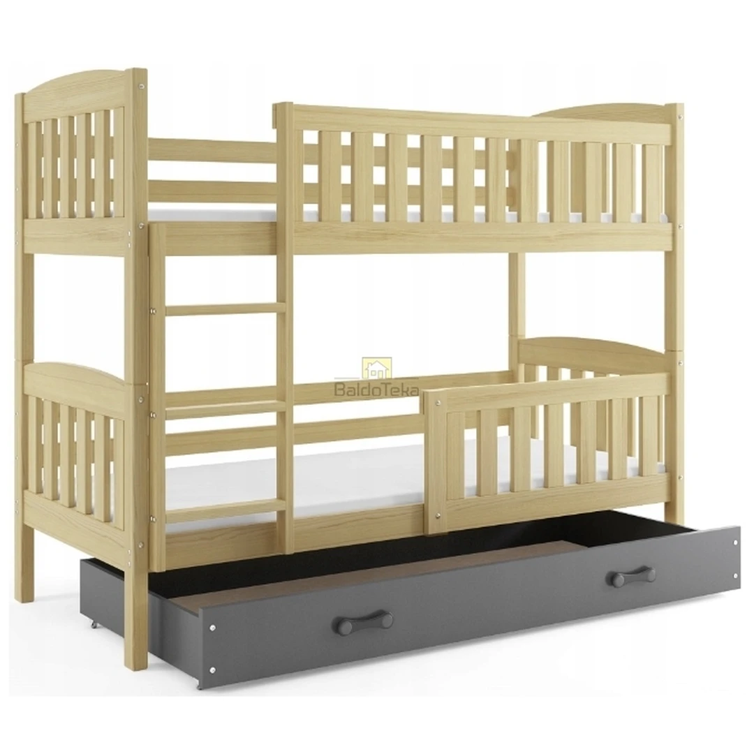 Ergonomiškas vaikiškas lovos komplektas su poliuretano čiužiniu