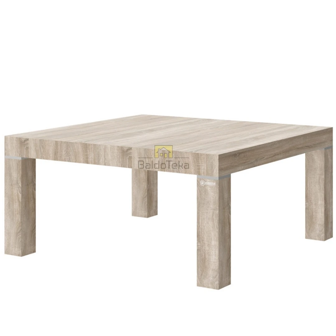 Aukštos kokybės MDF stalas – šviesus ąžuolas sonoma