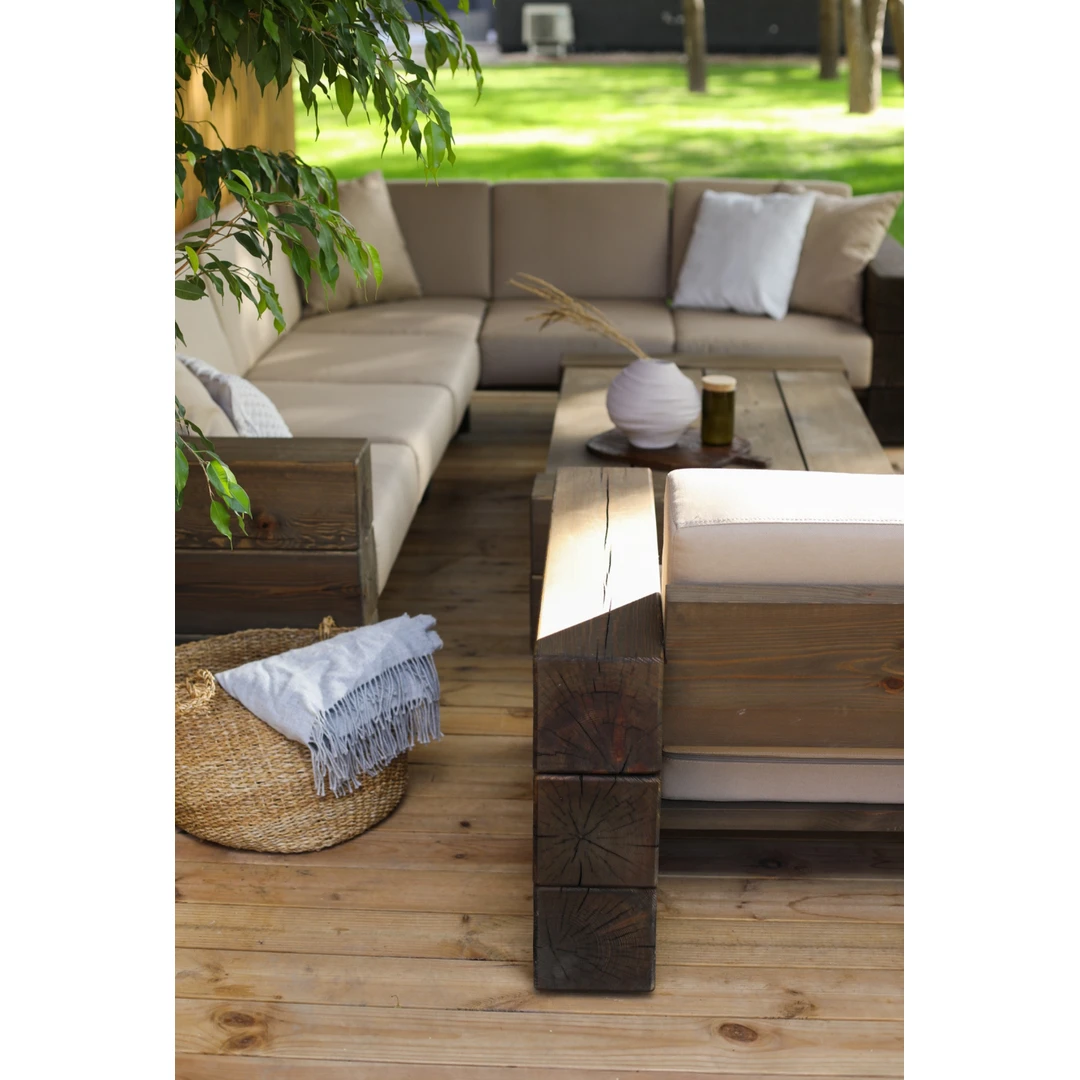 Lauko baldai ¦ TIMBER Kampinės sofos komplektas N-1 - Lauko baldų komplektai