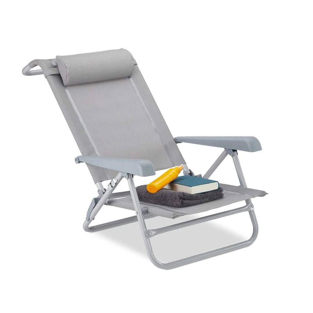 Lauko gultas Relaxdays 10026478_111, 8 padėtys, 58 × 76,5 × 80 cm - Gultai
