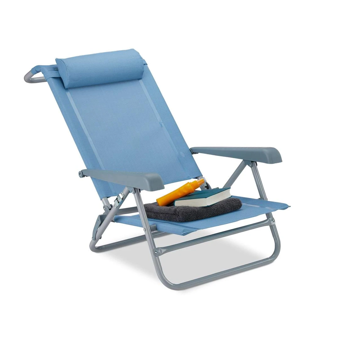 Lauko gultas Relaxdays 10026478_45, 8 padėtys, 58 × 76,5 × 80 cm - Gultai