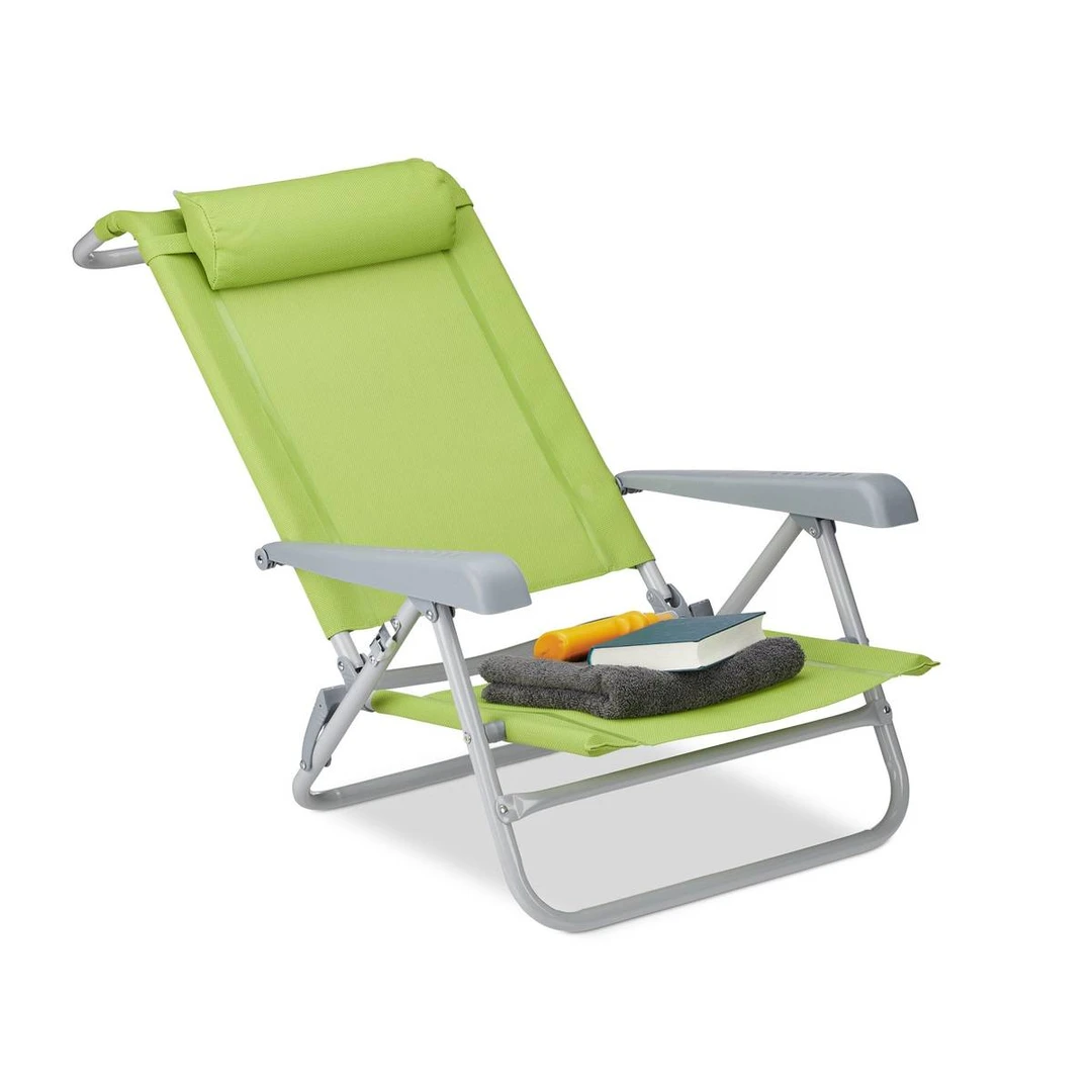 Lauko gultas Relaxdays 10026478_53, 8 padėtys, 58 × 76,5 × 80 cm - Gultai