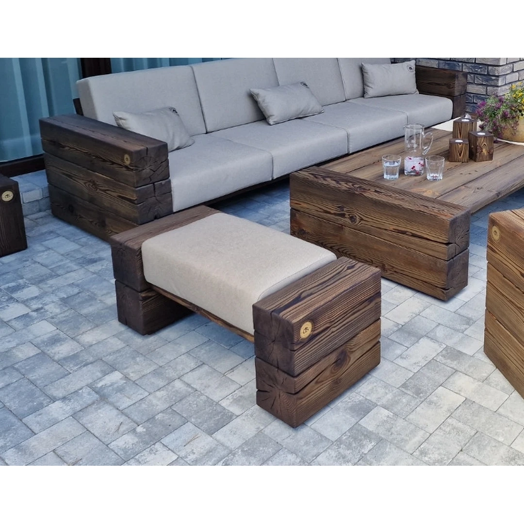 Lauko minkštasuolis, deginta mediena ¦ TIMBER - Suolai, daiktadėžės
