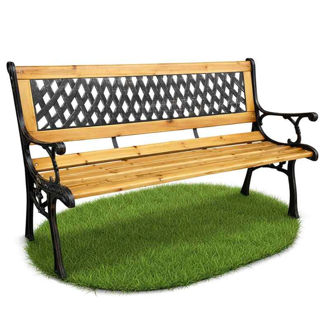 Lauko suolas MIRT, rudos spalvos, 125 × 73 × 52 cm - Suolai, daiktadėžės
