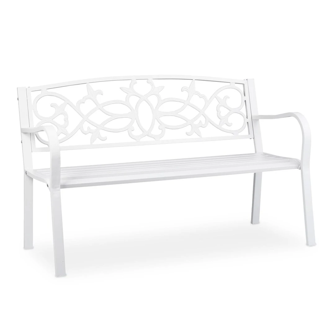 Lauko suoliukas Relaxdays 10036721.0, 2 vietų, 124,5 × 78 × 58 cm - Suolai, daiktadėžės