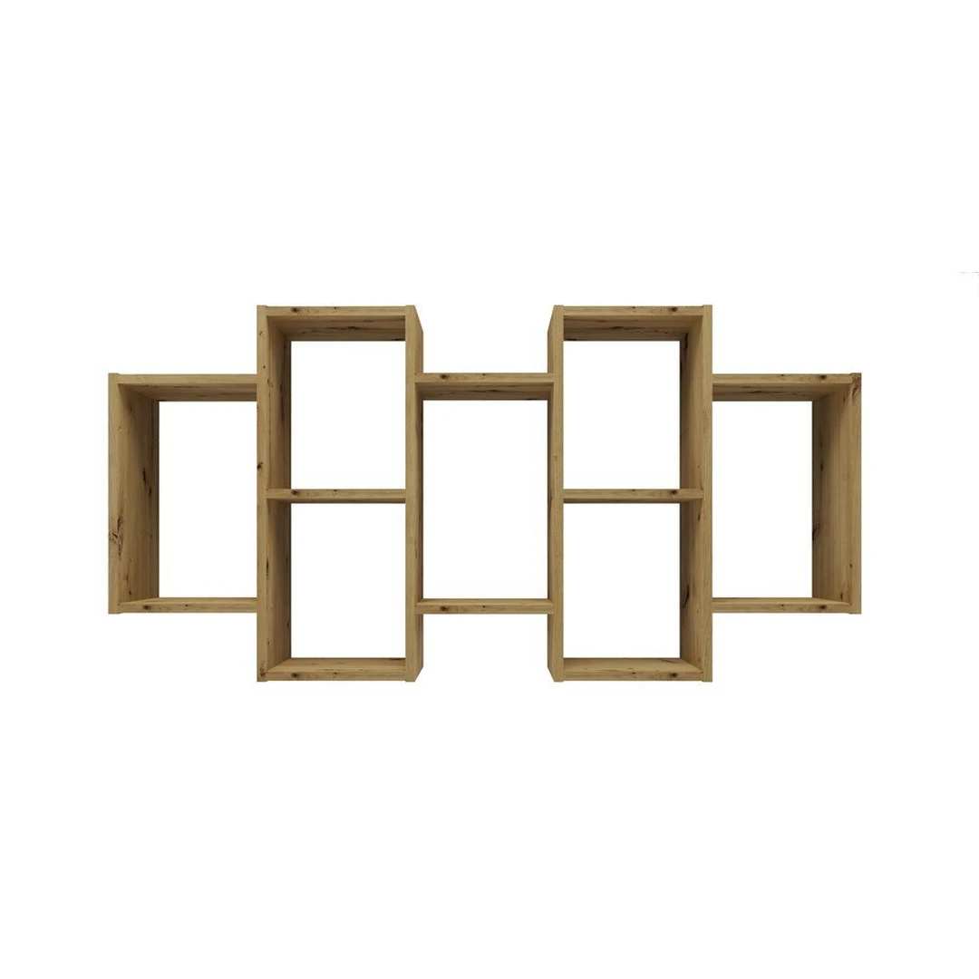 Stilinga pakabinama lentyna rudos spalvos