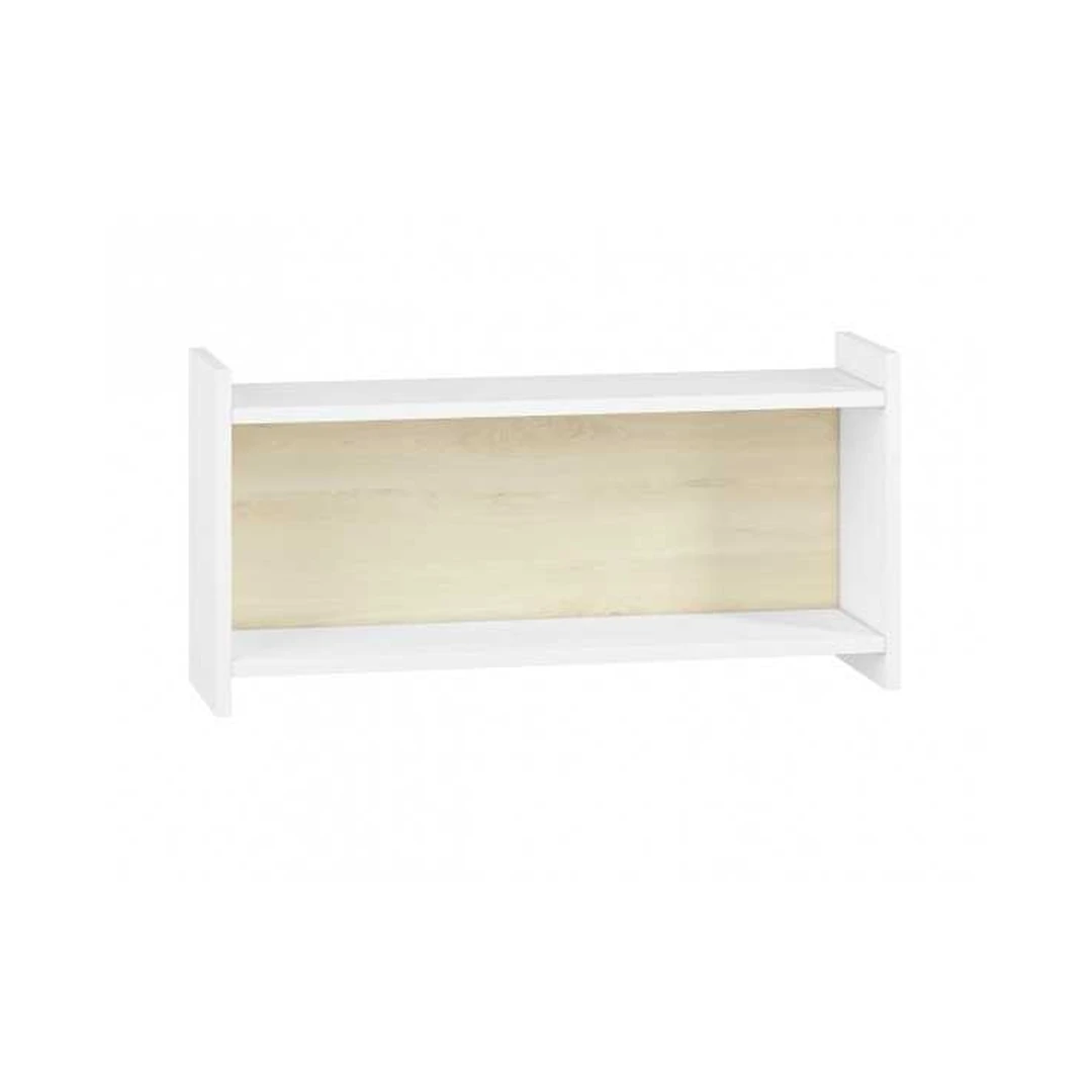 Modernios lentynos 72x35x20 cm – baltos ir buko fiordo spalvos
