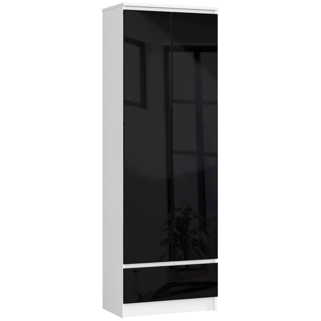 60 cm UŽDARYTA KNYGŲ SPINTA su stalčiais ir lentynomis