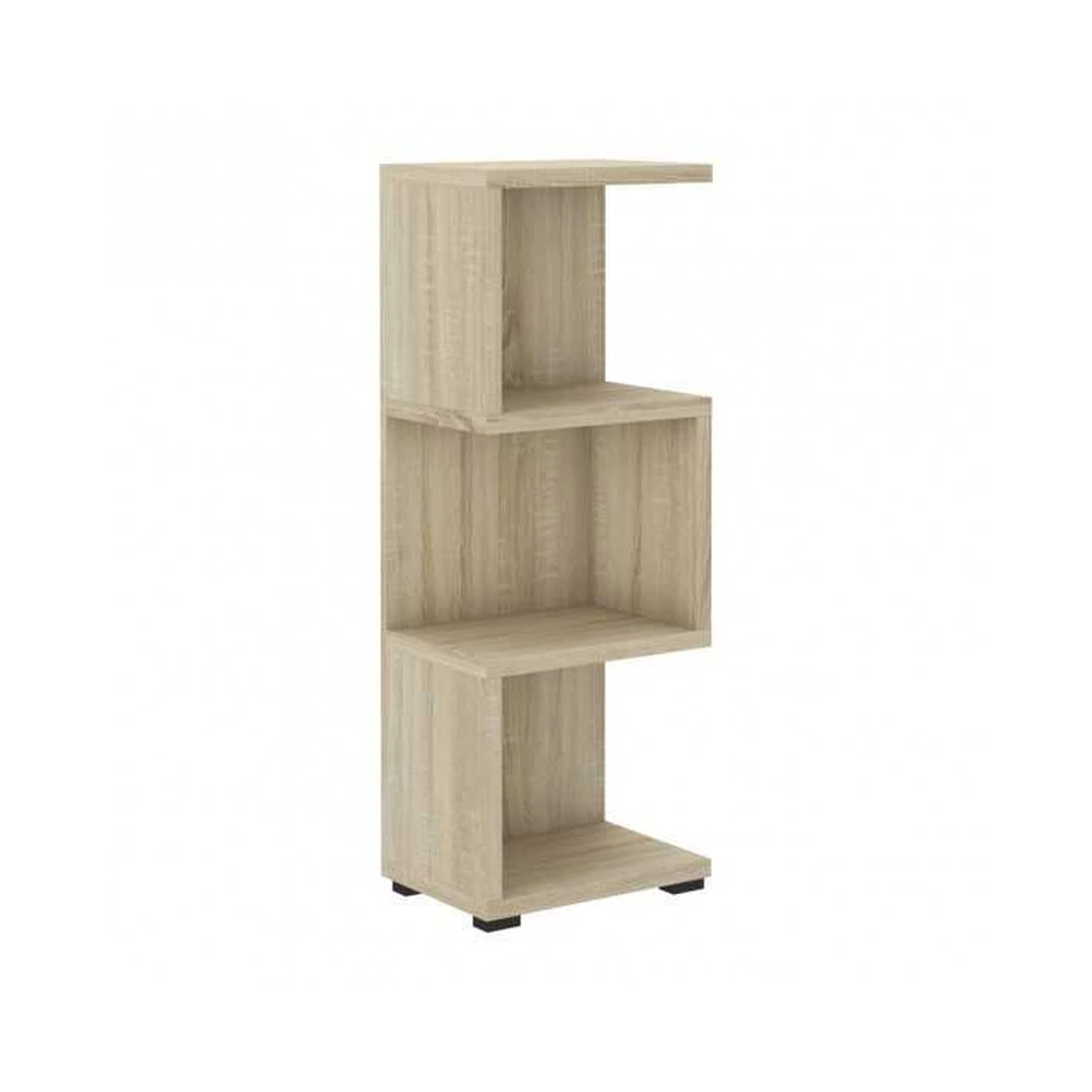 Elegantiška knygų spinta Sonomos ąžuolo spalvos