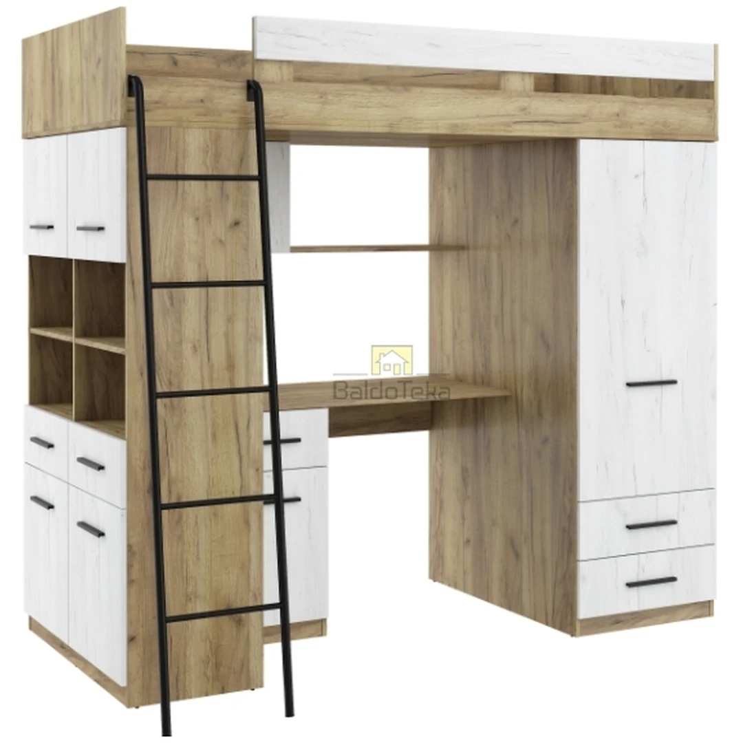 Ergonomiška lova su tylaus uždarymo sistema