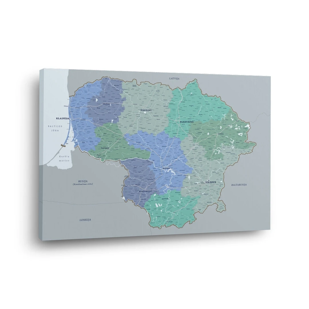 XL žemėlapis 150x100 cm – 199 €