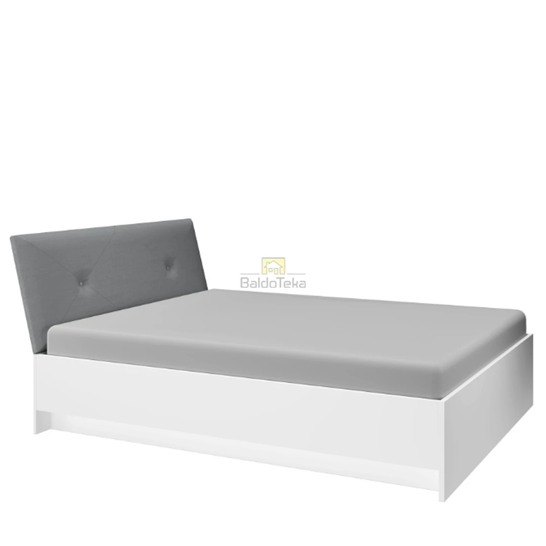 Ergonomiškas 160×200 cm čiužinys su aukštos kokybės LMDP/veliūru