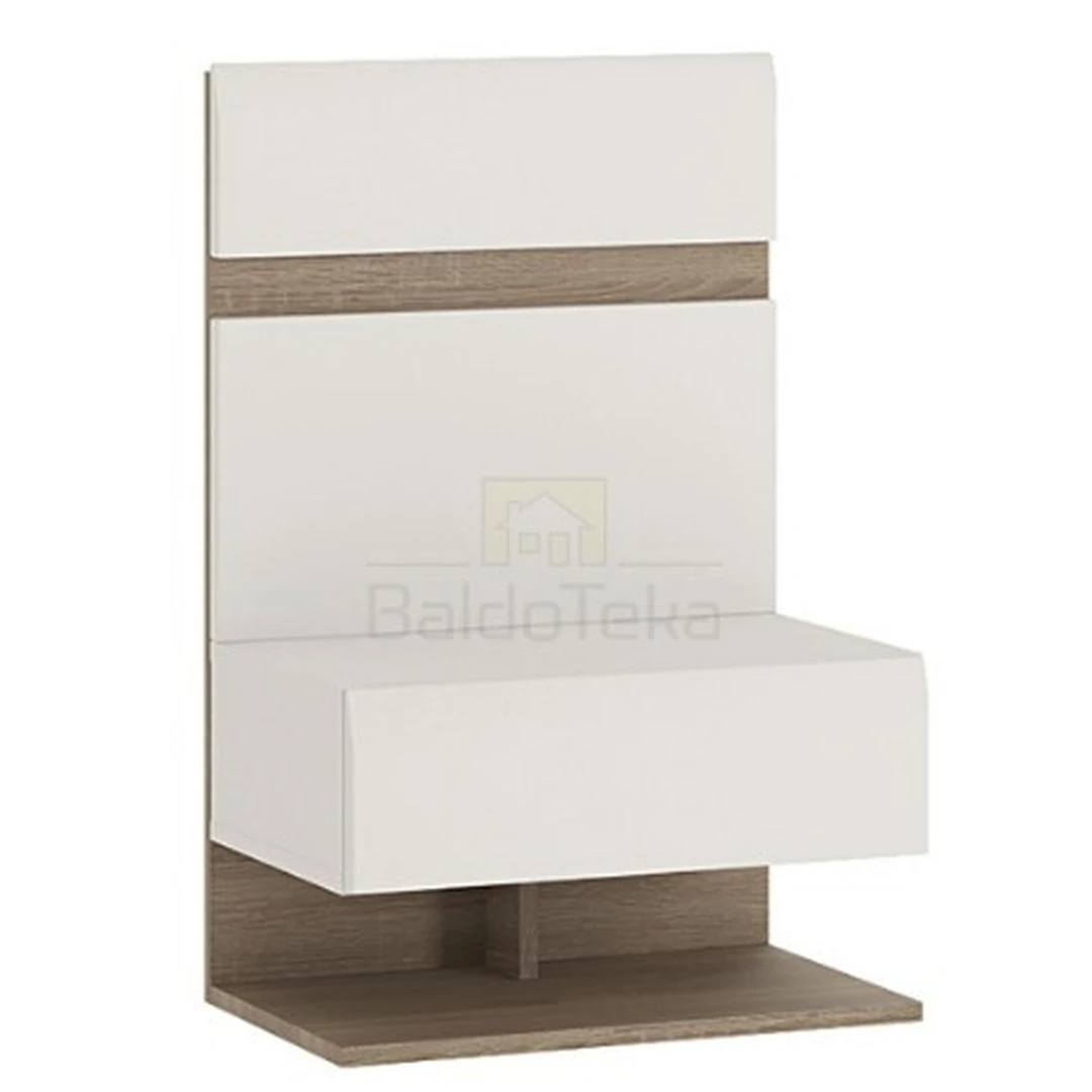 Erdvus spintos modulis alpių baltumo spalva su triufeliniu ąžuolu