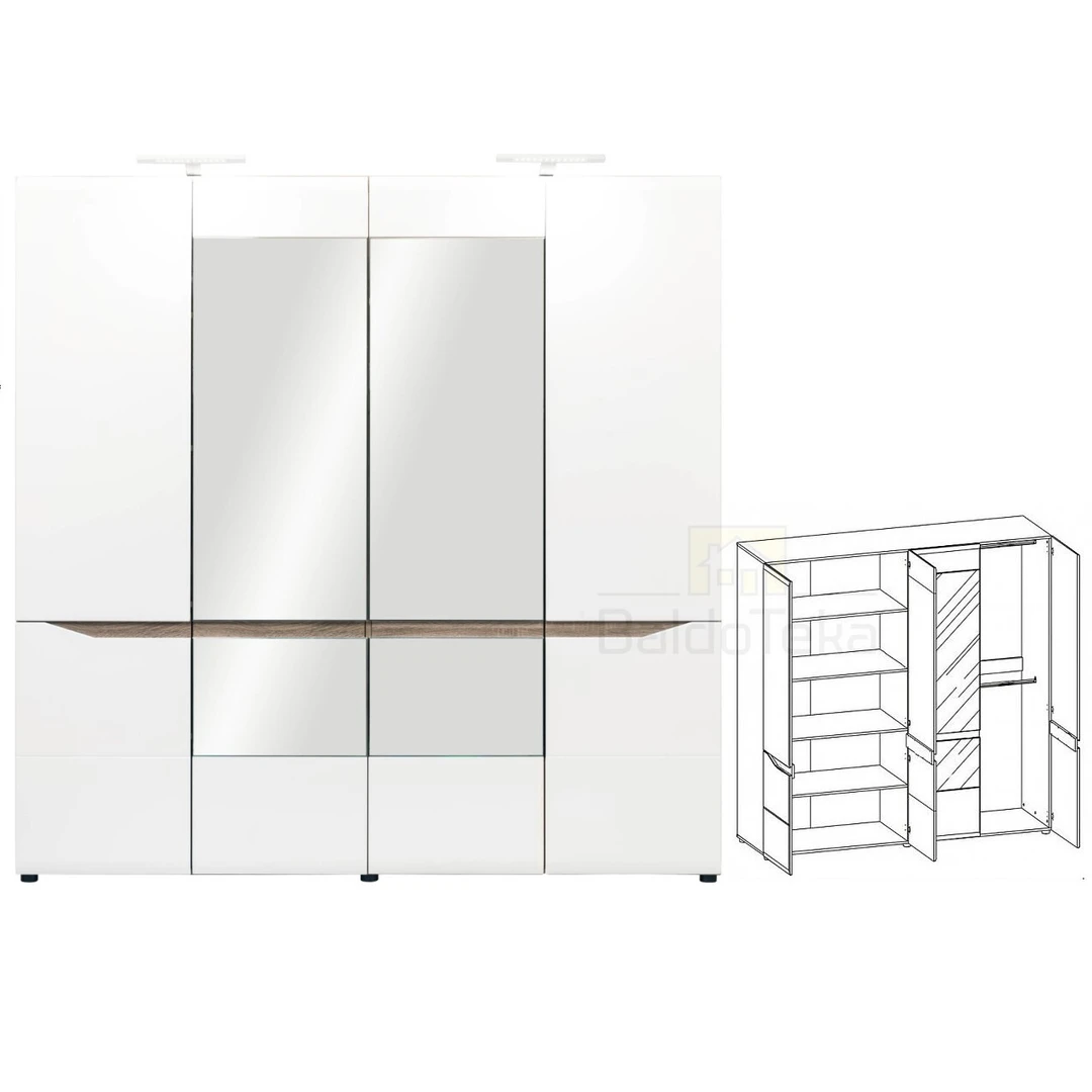 Ergonominė spintelė su tylaus uždarymo sistema