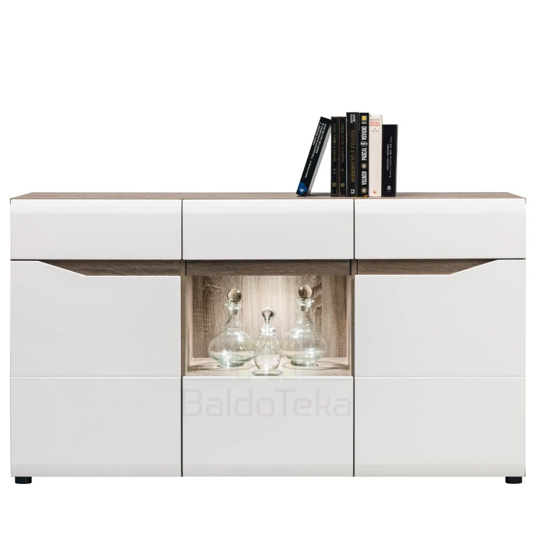 Ergonominė spinta su tylaus uždarymo sistema