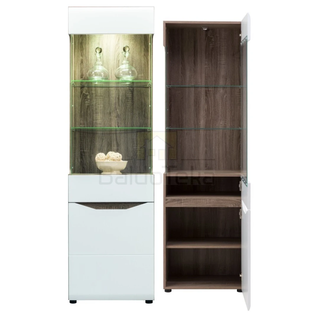 Ergonominė spinta su tylaus uždarymo sistema