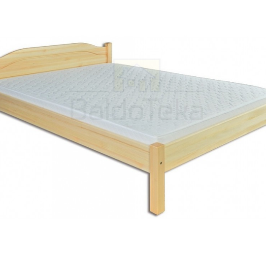 Erdvus 200x200 cm čiužinio lovos rėmas iš natūralios pušies