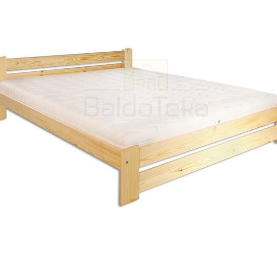 Ergonomiška 180x200 cm lova iš natūralios pušies