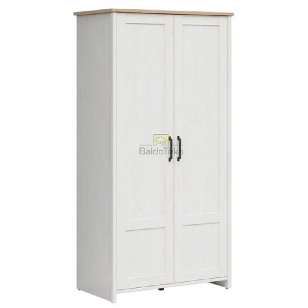 Elegantiška spintelė balta pušis Anderson/ąžuolas Grandson