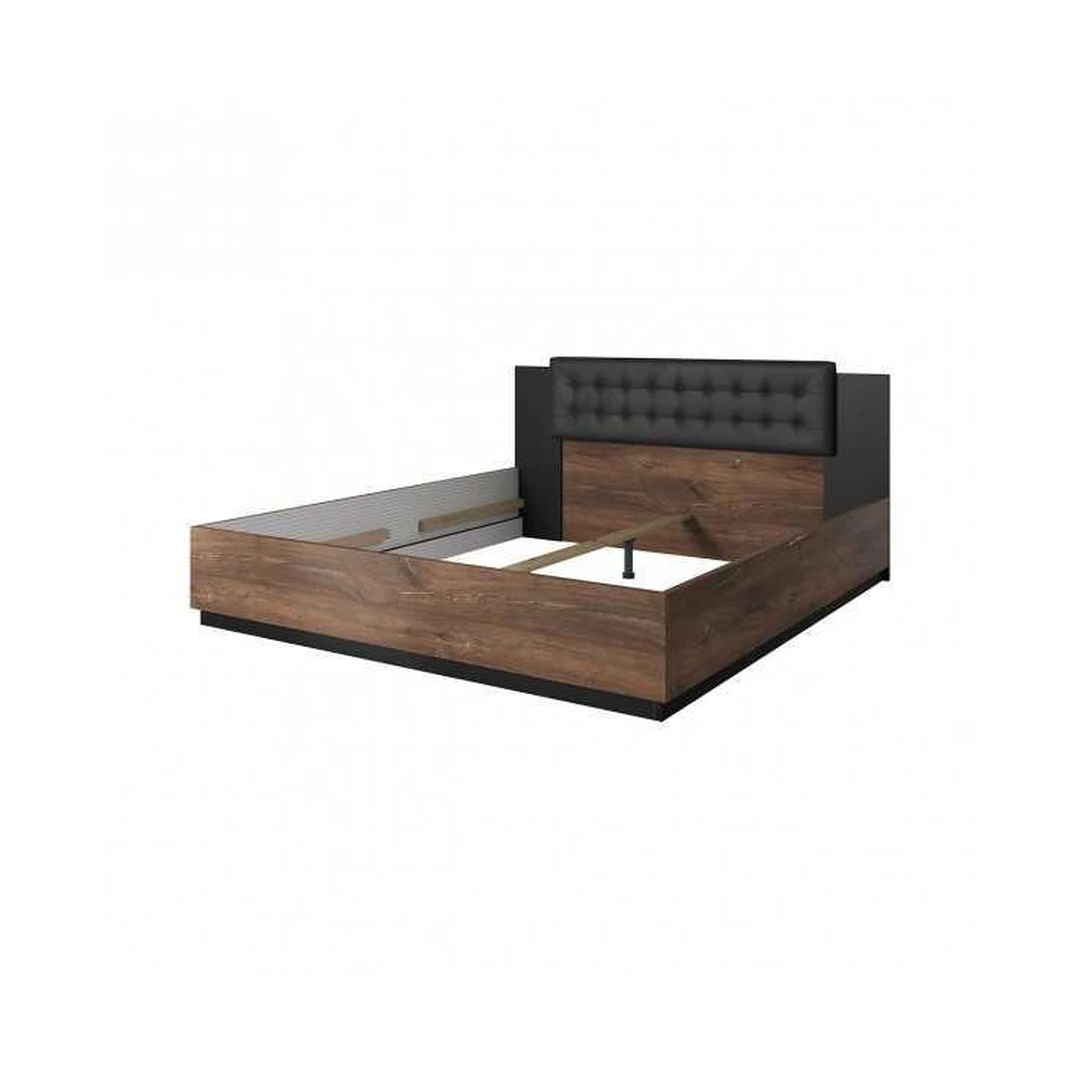 Elegantiška dviaukštė lova su aukšta galvūne