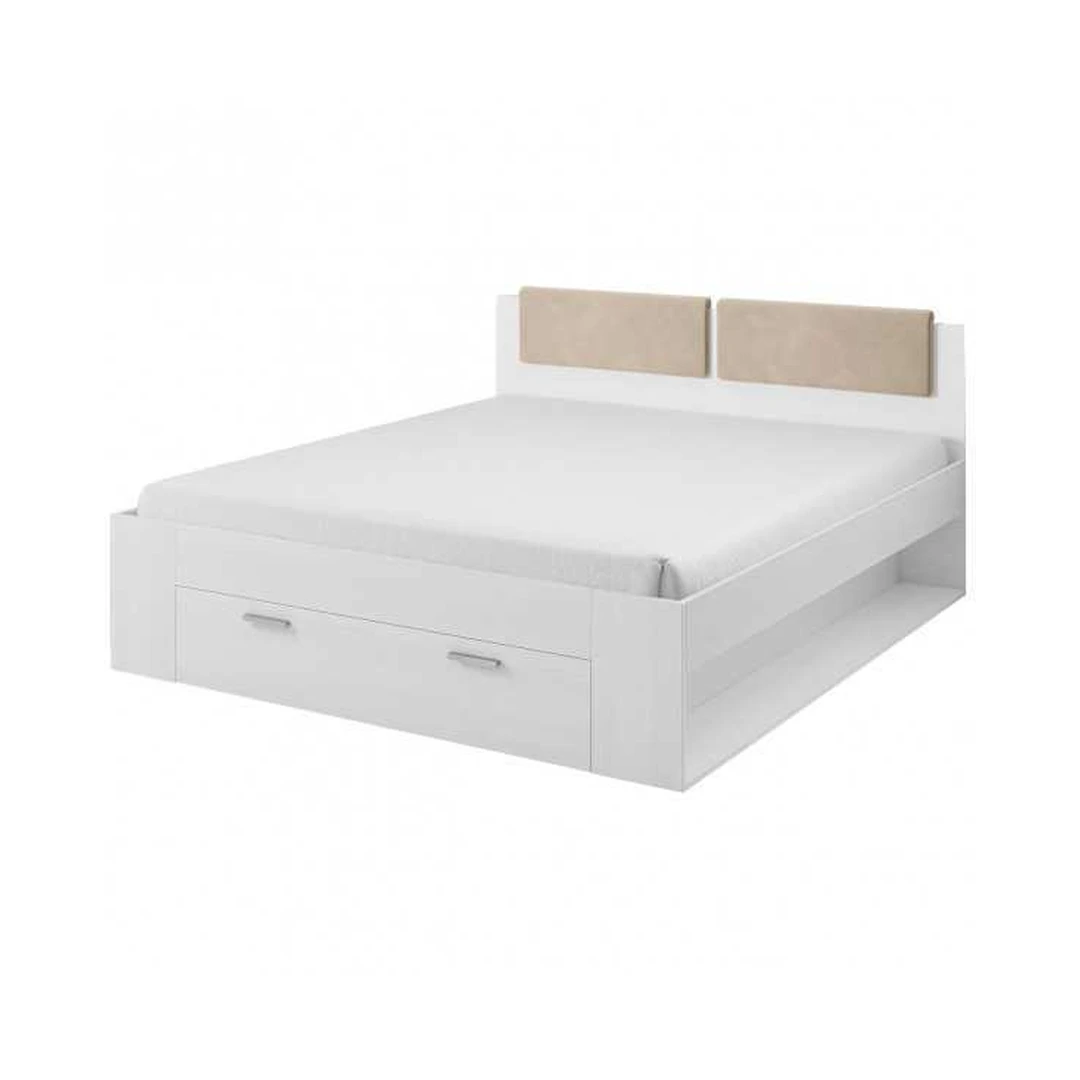 Elegantiška sofos lova su stalčiais ir galvos atrama