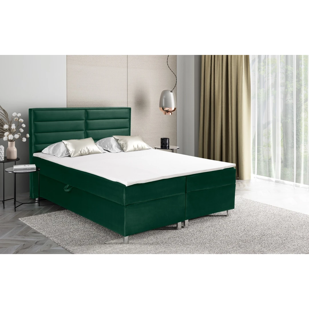 Modernus miegamojo žavesys su elegantiška lova