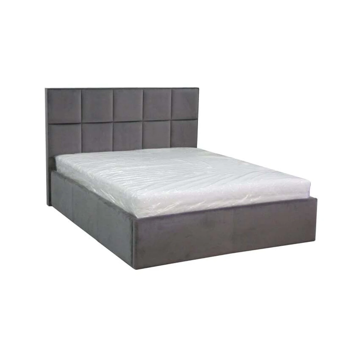 Lietuviškos miegamos lovos su pasirenkamu audiniu ir galvūgaliu