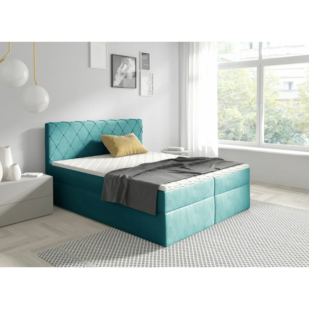 Modernus miegamojo žavesys su elegantiška lova