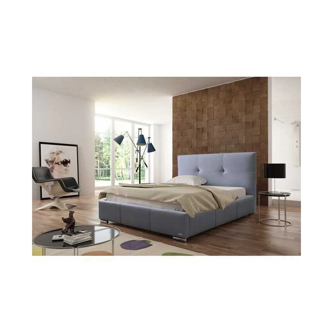 Lova M010 90 su patalynės dėžė ir grotelėmis