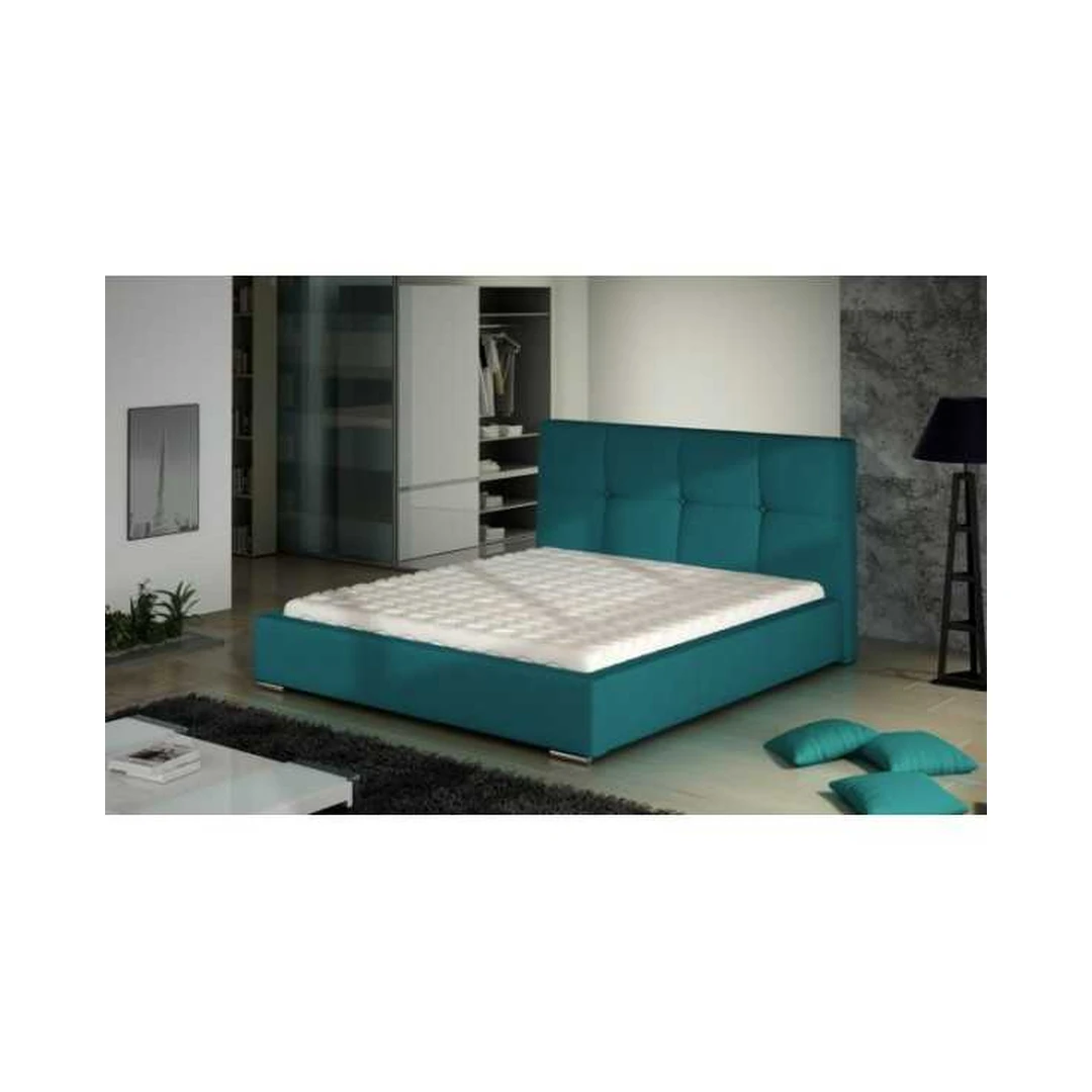 Lova M035 90 cm su grotelėmis ir patalynės dėže