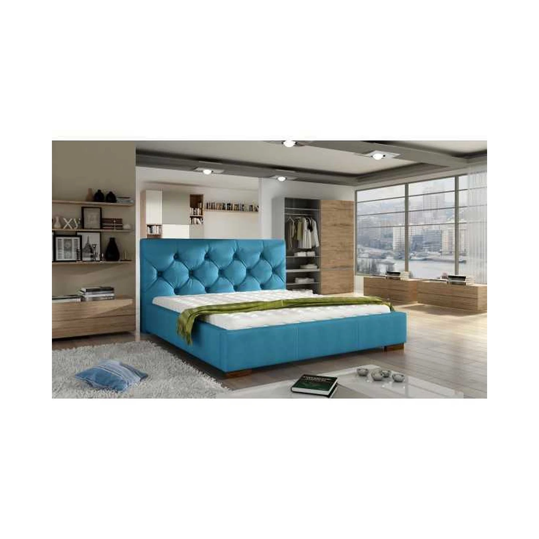 Ergonomiška lova M037 su patalynės dėže ir grotelėmis