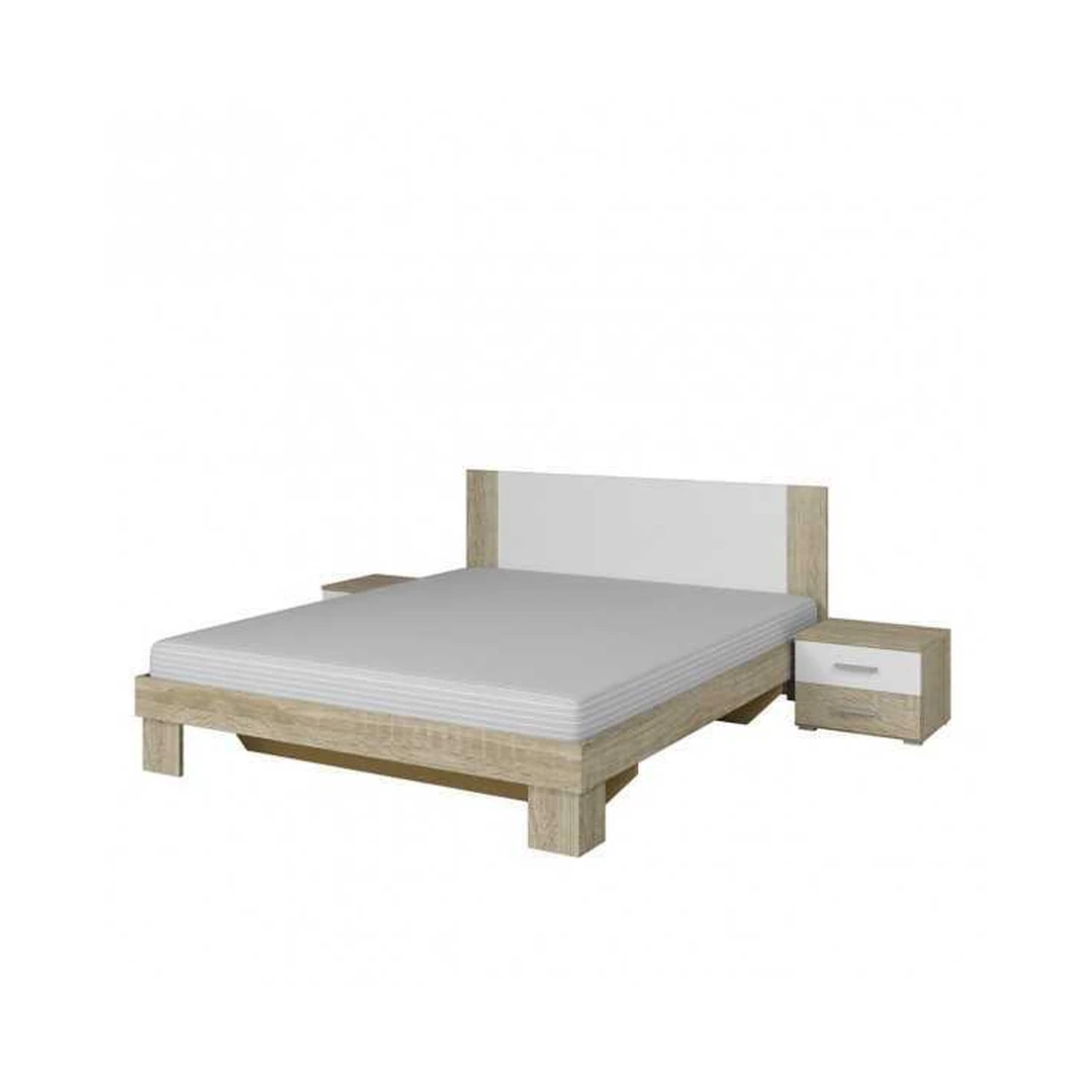 Ergonomiškas lovos komplektas su 2 naktiniais staliukais