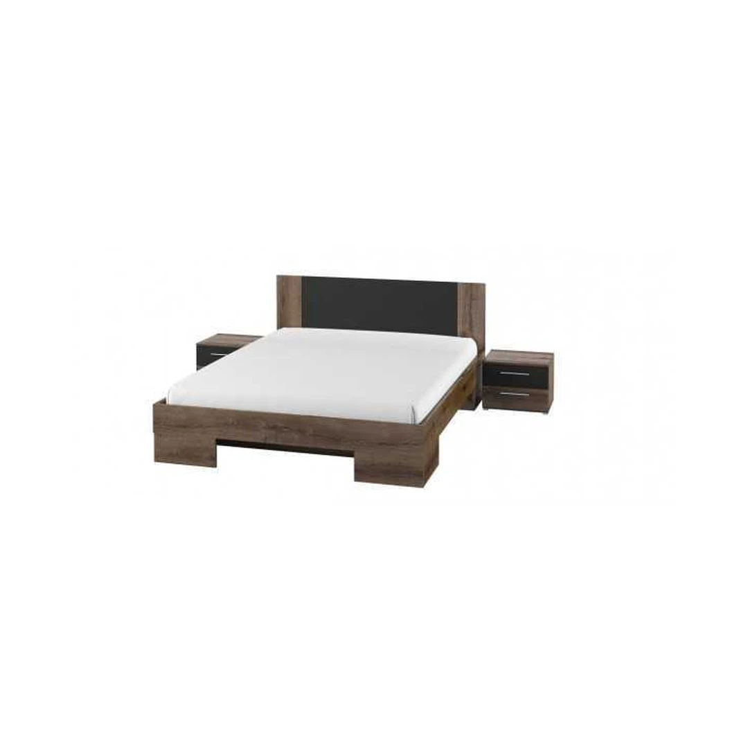 Ergonomiškas miegamasis su 2 naktiniais staliukais