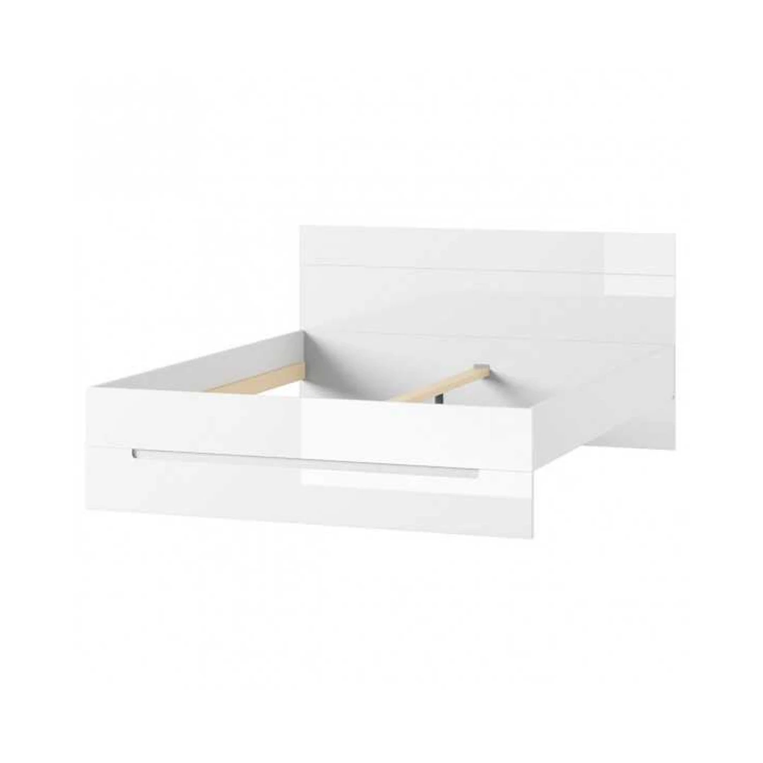 Moderni lova balta matinė/blizgi, 180x200 cm