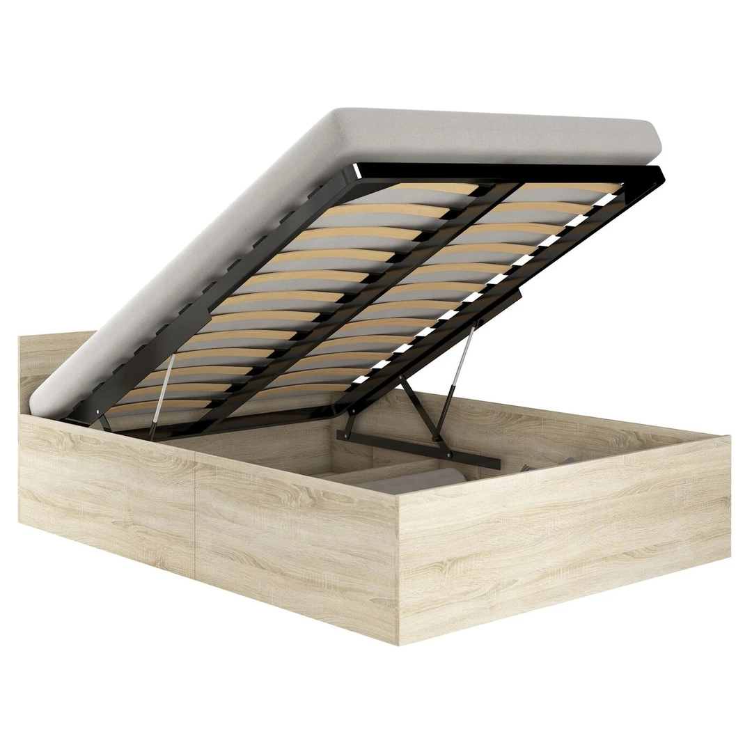 180x200 cm balta dviviečio lova – erdvė ir stilius