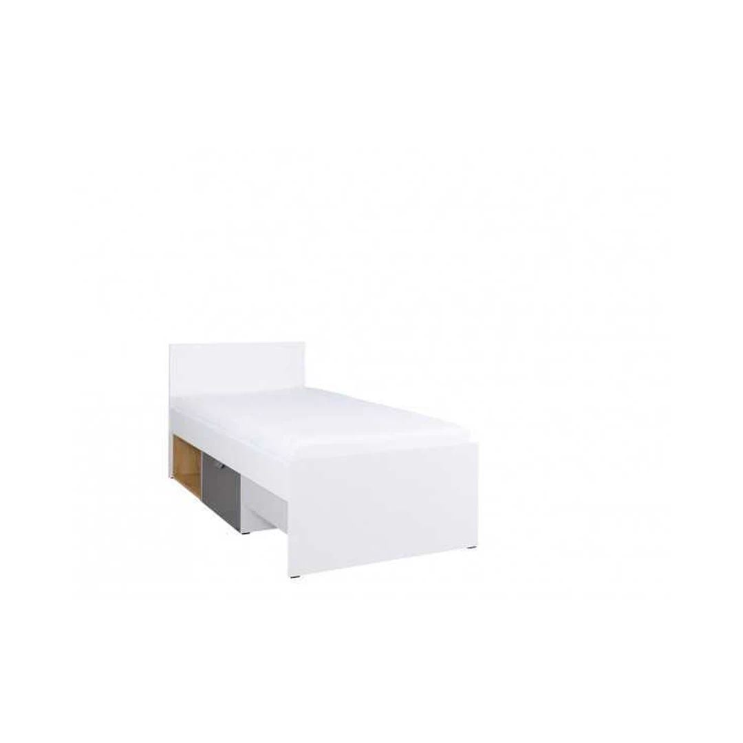 Ergonomiškas lovynas su 90x200 čiužiniu ir grotelėmis