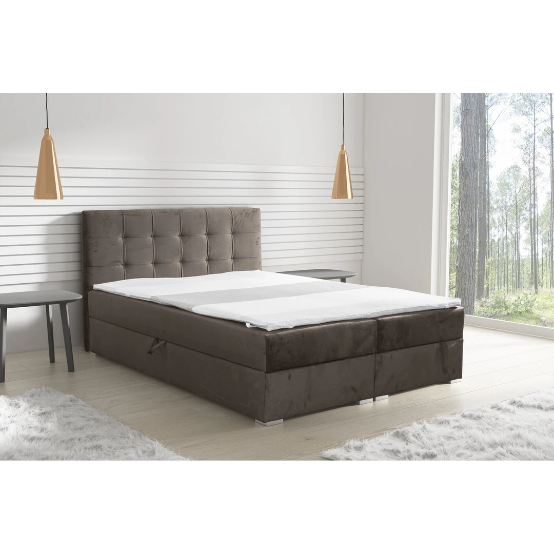 Modernus miegamojo žavesys su elegantiška lova