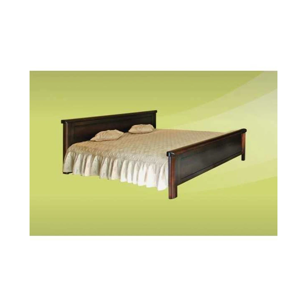 Natūralios ąžuolo medienos lova 160 su grotelėmis