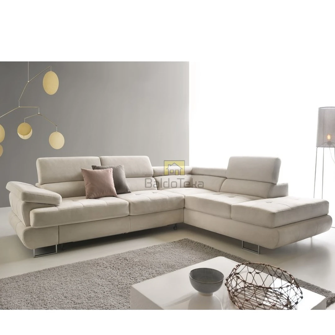 Ergonomiška lova su patalynės dėže ir platu spalvų pasirinkimu