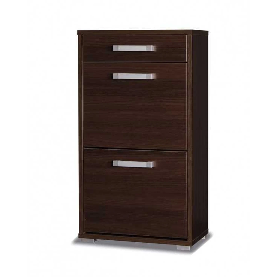 Šiuolaikiška MAXIMUS spintų sistema balta ir sonoma spalvomis