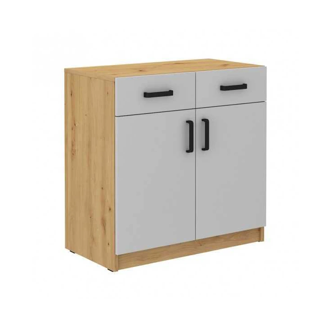 Ergonominė spintelė „Artisan“ ąžuolo atspalviu