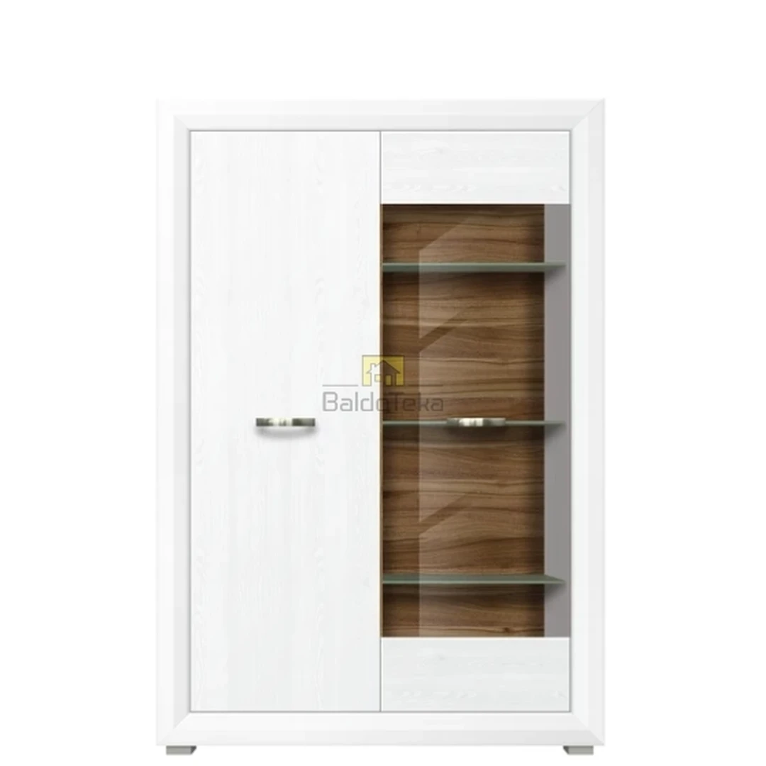 Ergonominė spintelė maumedžio Sibiu/ąžuolo Stone spalva