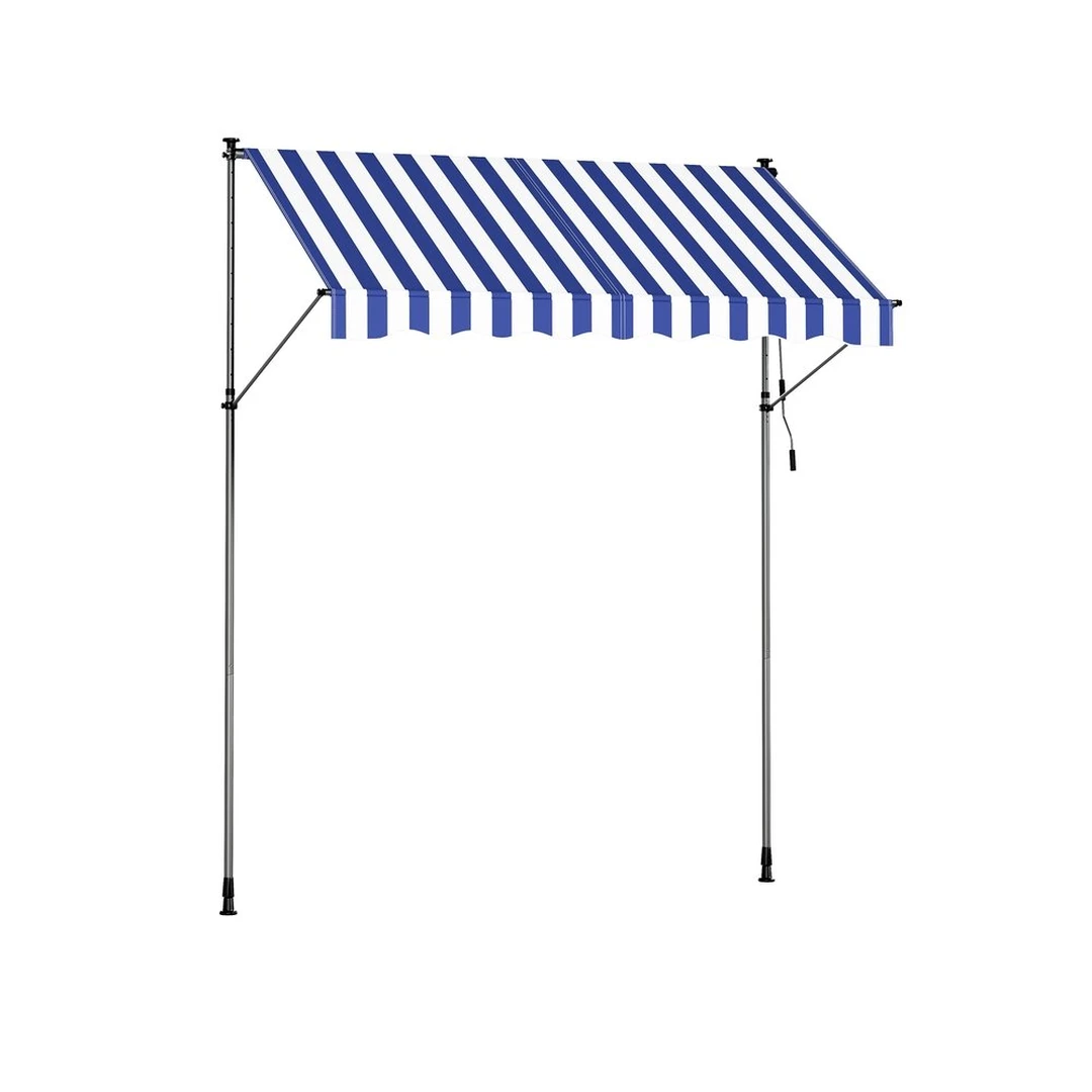 Markizė SONGMICS, spaustuko tipo, 250 × 120 cm - Lauko skėčiai