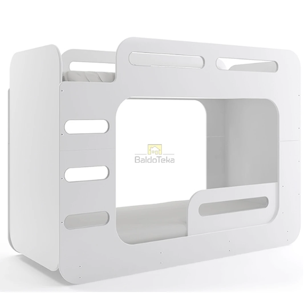 Ergonomiškas 200×80 cm MDF lovos rėmas su poliuretano čiužiniu